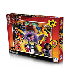 Ks Incredibles 2 Puzzle 200 Parça Çocuk Puzzle LD113 - Thumbnail