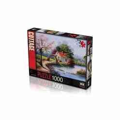 KS Puzzle 11324 Jack Stansfıeld Lake House Yetişkin Puzzle 1000 Parça 48X118 - Thumbnail