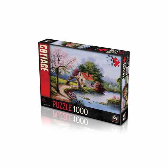 KS Puzzle 11324 Jack Stansfıeld Lake House Yetişkin Puzzle 1000 Parça 48X118