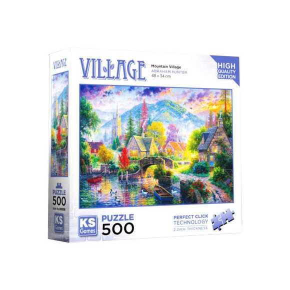 Ks Puzzle 20046 Mountain Village 500 Parça