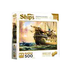 Ks Puzzle 20050 Hms Agamemnon İn Atlantic 500 Parça - Thumbnail