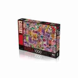 KS Puzzle 20550 Joyce Nicoletti City Of Colors Yetişkin Puzzle 1000 Parça 48X95 - Thumbnail