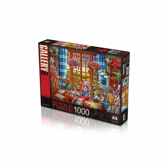 KS Puzzle 20565 Ciro Marchetti Stitching Room Yetişkin Puzzle 1000 Parça 48X84