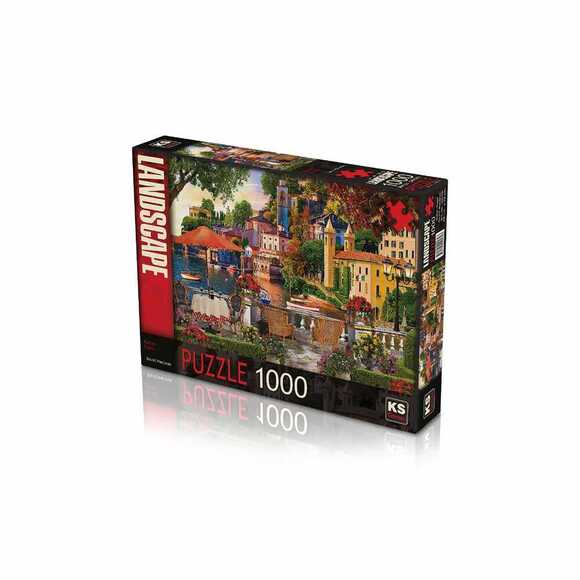 KS Puzzle 20570David Maclean Italian Coast Yetişkin Puzzle 1000 Parça 48X108