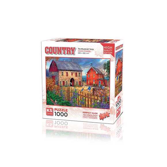 Ks Puzzle 20676 The Bluebirds’ Song 1000 Parça