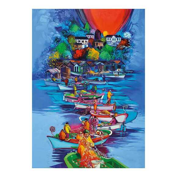 Ks Puzzle 20687 Fishermen Series I 1000 Parça