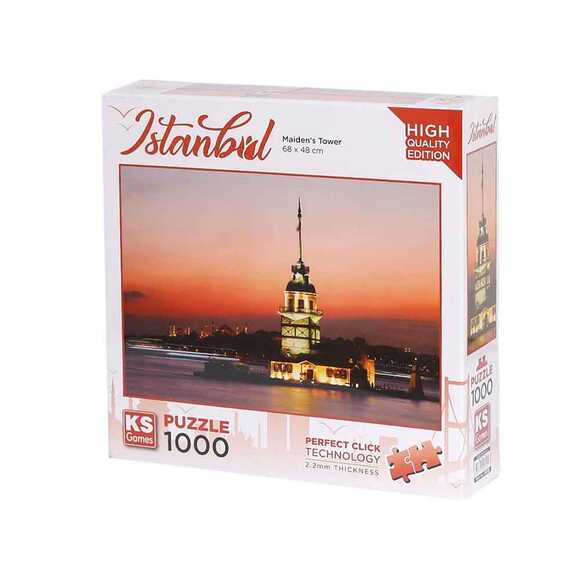 Ks Puzzle 20729 Kız Kulesi Ve Gün Batımı 1000 Parça