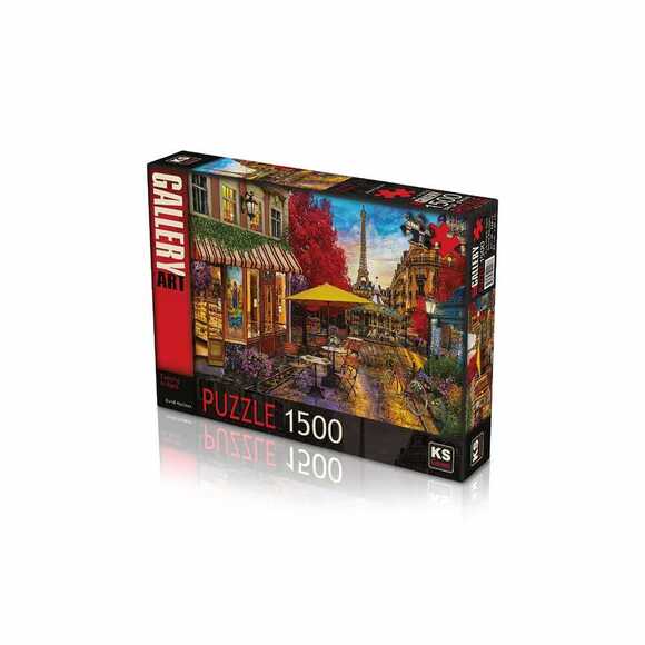 KS Puzzle 22013 David Maclean Evening In Paris Yetişkin Puzzle 1500 Parça 85X60 Cm