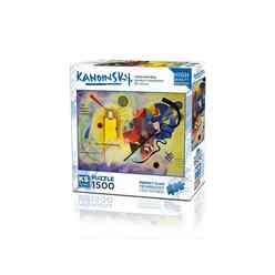 Ks Puzzle 22033 Yellow Red Blue 1500 Parça - Thumbnail