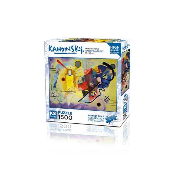 Ks Puzzle 22033 Yellow Red Blue 1500 Parça 