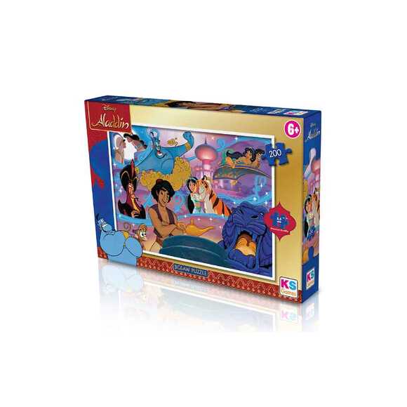 KS Puzzle ALD113 Aladdın Çocuk Puzzle 200 Parça 34X48 Cm