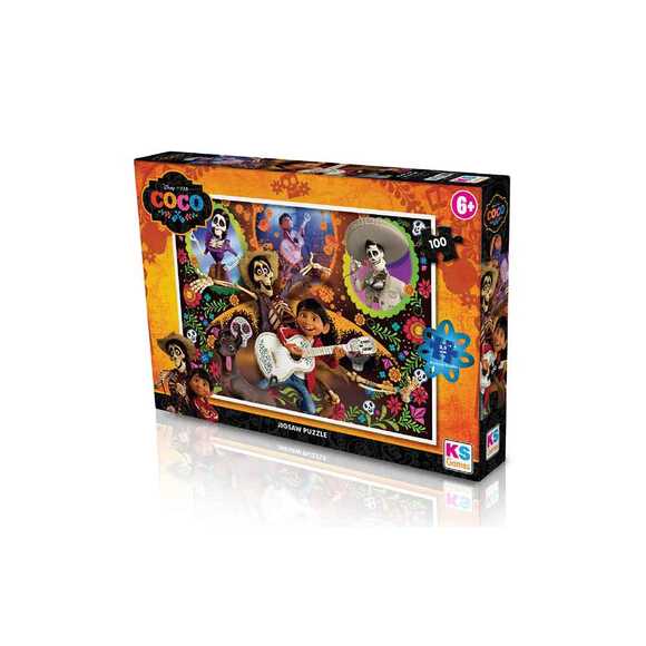 KS Puzzle CO714 Coco Çocuk Puzzle 100 Parça 34X48 Cm