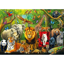 Ks Puzzle Çocuk P. Forest Animals 100 Parça Puzzle 31504 - Thumbnail