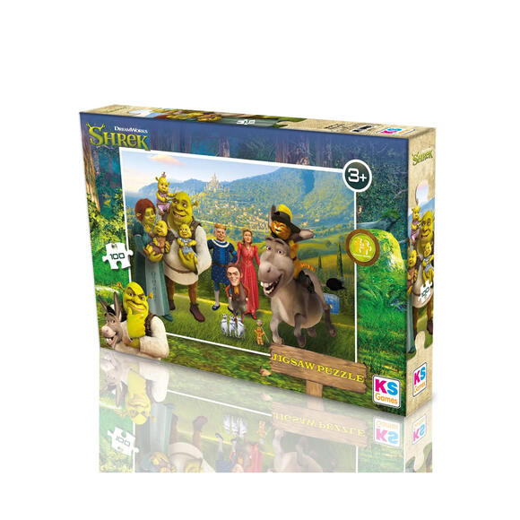 Ks Puzzle Çocuk P. Shrek 100 Parça SH 714