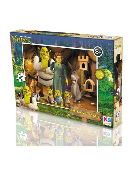 Ks Puzzle Çocuk P. Shrek 50 Parça SH 709