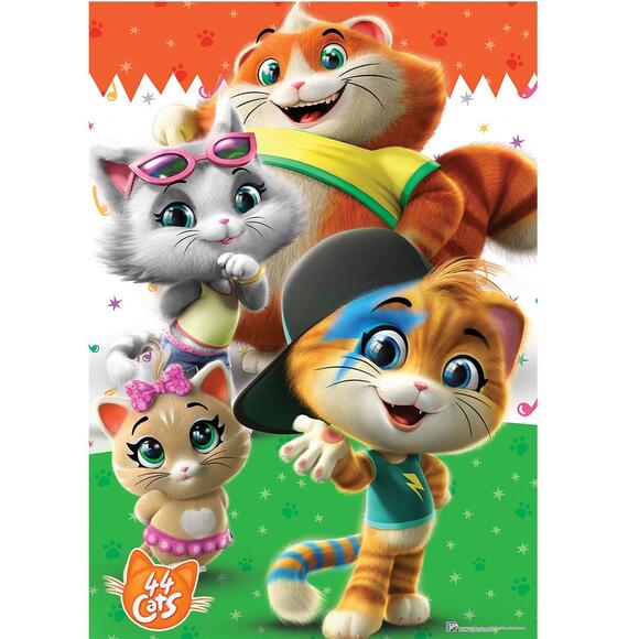 Ks Puzzle ÇocukP. 44 CAT Puzzle 50 Parça CAT709