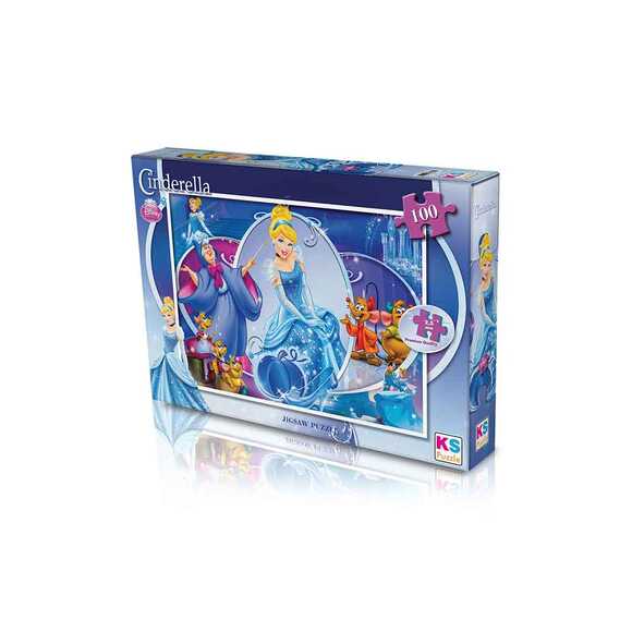 KS Puzzle CRL714 Cınderella Çocuk Puzzle 100 Parça 34X48 Cm