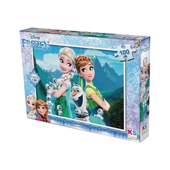 Ks Puzzle Disney Frozen Puzzle 100FRZ714 - Thumbnail