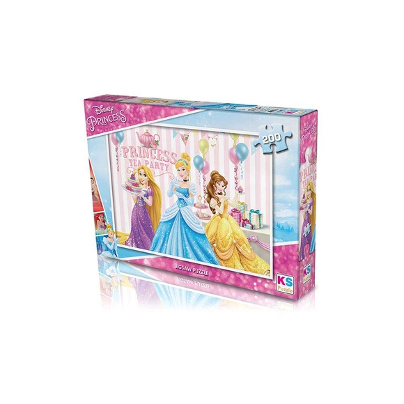 KS Puzzle Disney Princess Çocuk Puzzle 200 Parça Puzzle PR113