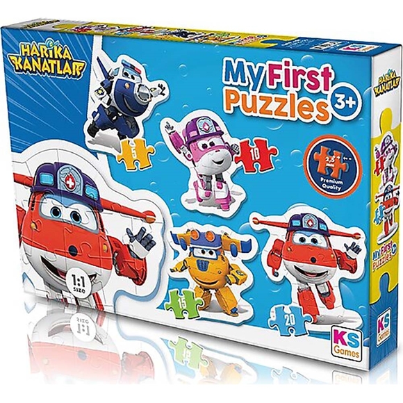Ks Puzzle Harika Kanatlar MyFirst CutOut Puzzles 4in1 HK10304