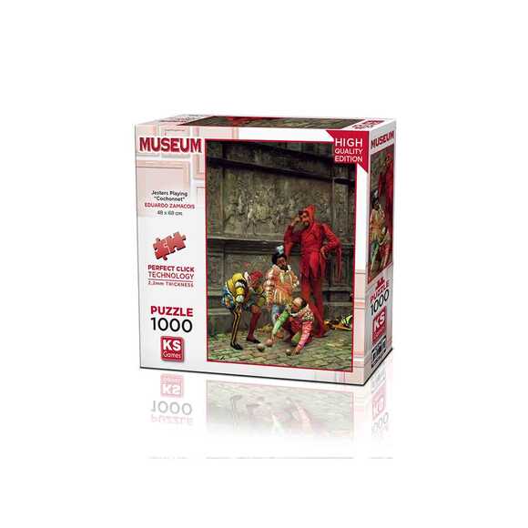 Ks Puzzle Jesters Playing “Cochonnet” 1000 Parça 20662