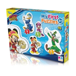 Ks Puzzle Mickey Mouse MyFirst CutOut Puzzles 4in1 MCH10304 - Thumbnail