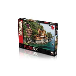 KS Puzzle Seaside Villas Near Portofino Yetişkin Puzzle 500 Parça 11231 - Thumbnail