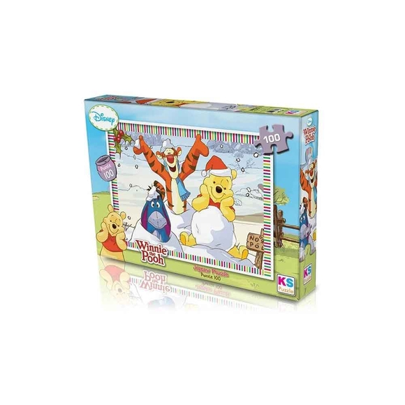 KS Puzzle Winnie The Pooh Puzzle 100 Parça T714