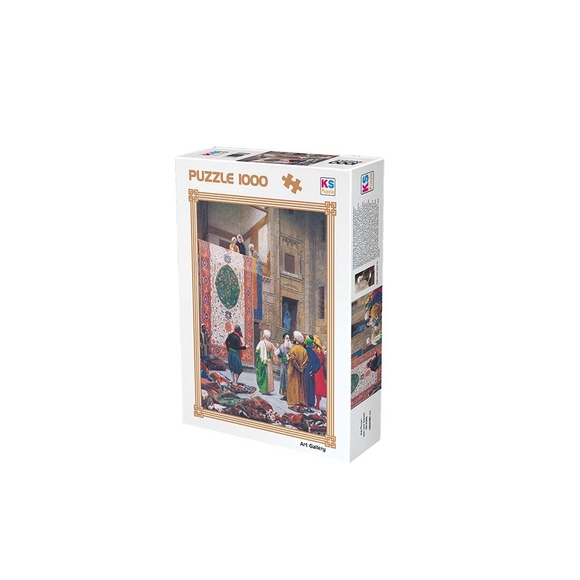 Ks Puzzle Yetişkin Puzzle 1000 Parça Carpet Market (Jean Leon Gerome) 11088