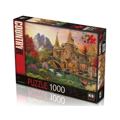 Ks Puzzle Yetişkin Puzzle 1000 Parça Castle Land 20568 - Thumbnail