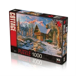 Ks Puzzle Yetişkin Puzzle 1000 Parça Winter Holiday 20503 - Thumbnail