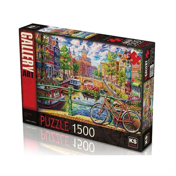 Ks Puzzle Yetişkin Puzzle 1500 Parça A Colorful City 22018