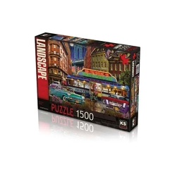 Ks Puzzle Yetişkin Puzzle 1500 Parça Rickeys Diner 22017 - Thumbnail