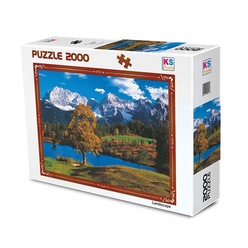 Ks Puzzle Yetişkin Puzzle 2000 Parça Bavarian Alps 11218 - Thumbnail
