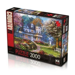 Ks Puzzle Yetişkin Puzzle 2000 Parça Victorian Home 22508 - Thumbnail