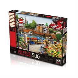 Ks Puzzle Yetişkin Puzzle 500 Parça Amsterdam 20006 - Thumbnail