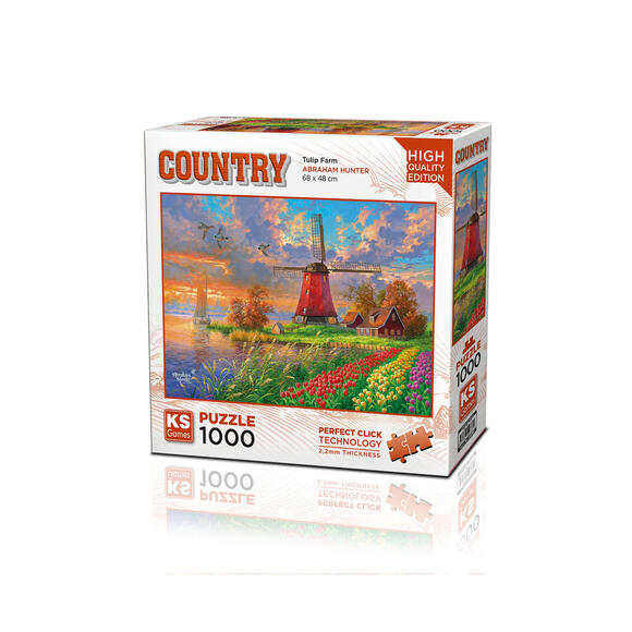 Ks Puzzle YetişkinP. 1000 Parça Tulip Farm 20787