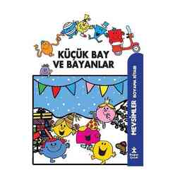 Küçük Bay Ve Bayanlar Mevsimler Boyama Kitabı - Thumbnail