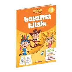 Kukuli Boyama Kitabı (Sarı) - Thumbnail