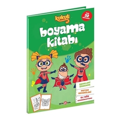 Kukuli Boyama Kitabı (Yeşil) - Thumbnail