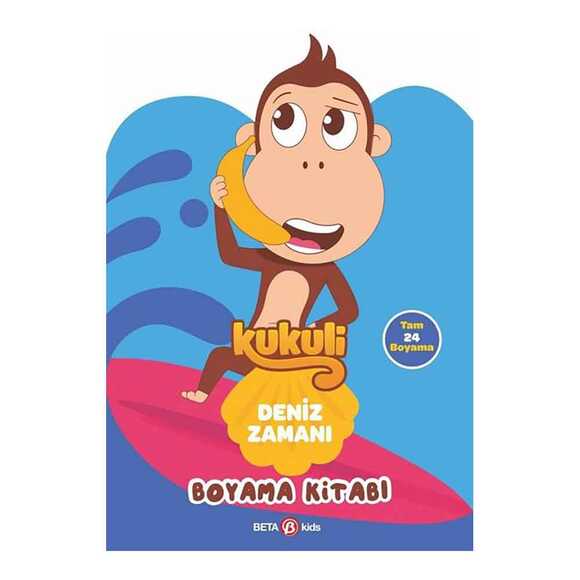 Kukuli - Deniz Zamanı - Boyama Kitabı