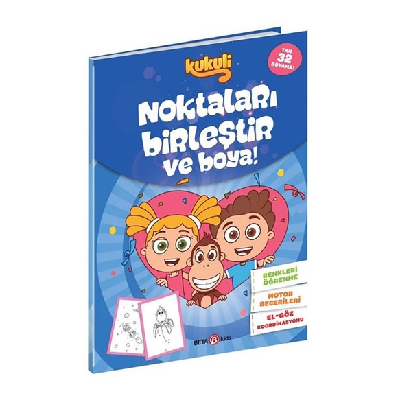 Kukuli Noktaları Birleştir Ve Boya (Mavi)