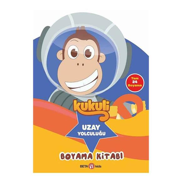 Kukuli - Uzay Yolculuğu - Boyama Kitabı