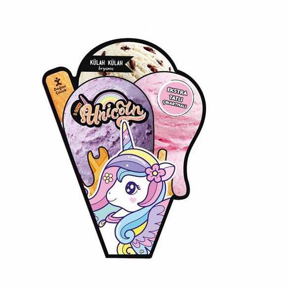 Külah Külah Boyama Unicorn