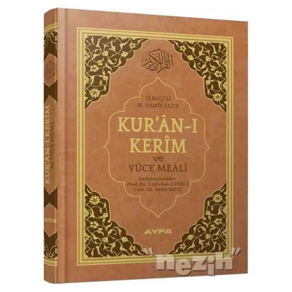 Kur’an-ı Kerim ve Yüce Meali (Ayfa-172 Orta Boy 2 Renk Mühürlü)