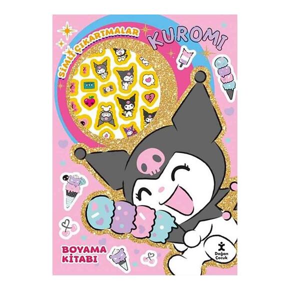 Kuromi - Star Simli Çıkartmalı Boyama