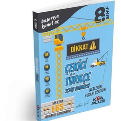 Koray Varol - KVA Plus 8. Sınıf Dikkat Çekici Türkçe Soru Bankası (Son 3 Yılın LGS Soruları)