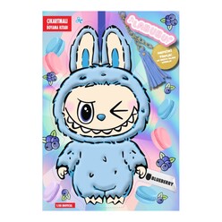 Doğan Çocuk - Labubu Blueberry Çılgın Koleksiyon - Çıkartmalı Boyama Kitabı