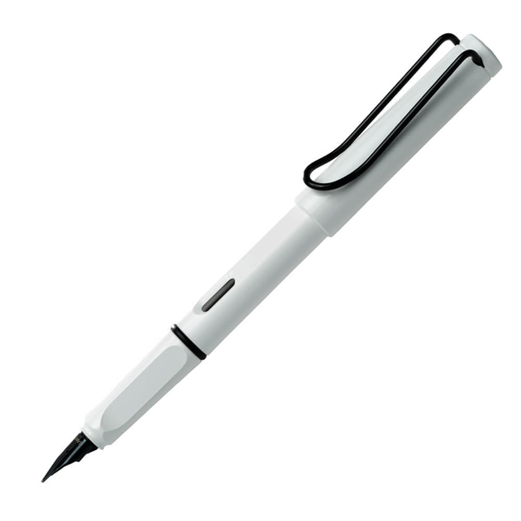 Lamy 19Bs-F Safari Dolma Kalem Siyah Renk Klips F Uç Beyaz