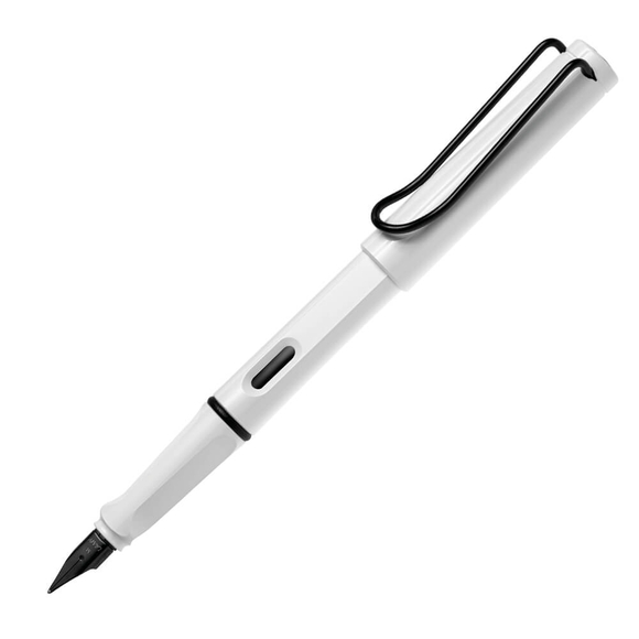 Lamy 19Bs-M Safari Dolma Kalem Siyah Renk Klips M Uç Beyaz